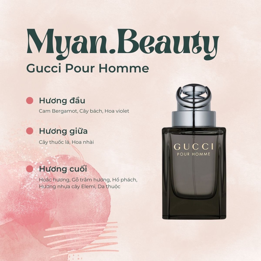 Nước Hoa Nam Gucci Pour Homme EDT Dung Tích 100ml - Dầu Thơm Nam Nam Tính Hiện Đại Cuốn Hút