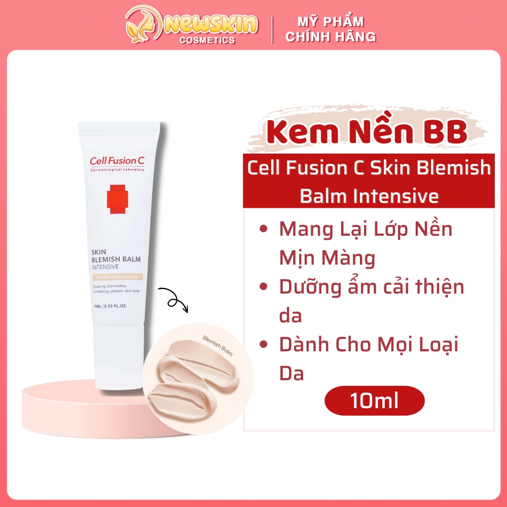 Kem BB Trang Điểm Dưỡng Da Chuyên Sâu Cell Fusion C Skin Blemish Balm Intensive 10ml