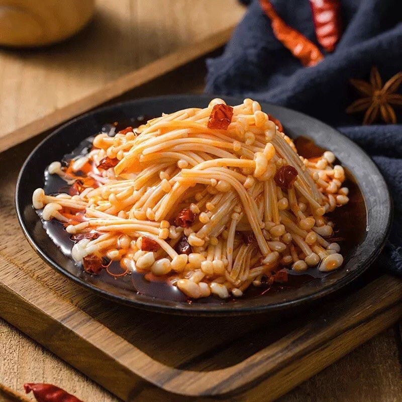 Nấm Kim Châm Sốt Cay Tứ Xuyên 22gr - Ăn Vặt 492