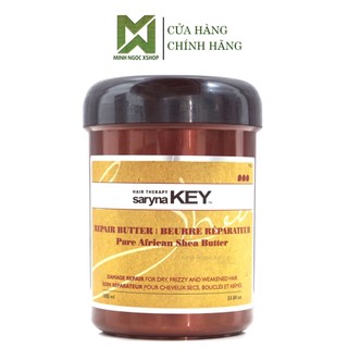 Kem bơ ủ tóc Saryna Key, dầu hấp phục hồi chuyên sâu Saryna Key Pure African Shea Butter 1000ml chính hãng