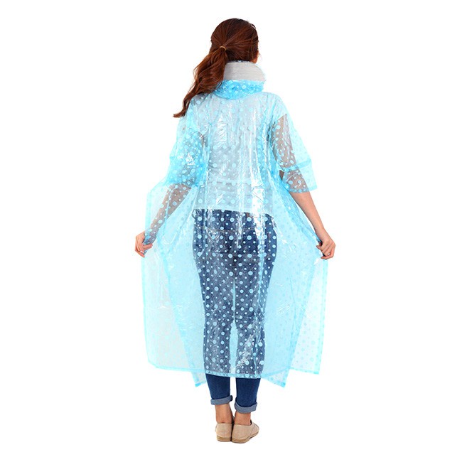 Áo mưa chấm  bi 1 Đầu siêu dẽ thương .ĐTLV