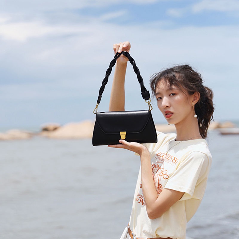 Túi xách IELGY đeo vai bằng vải thổ cẩm đáng yêu cho nữ
