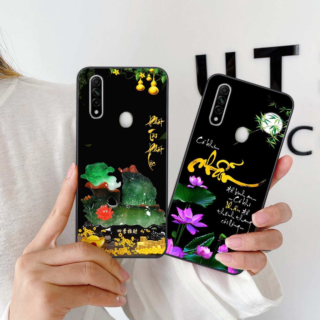 Ốp lưng Oppo A31 tài lộc, phong thủy, thư pháp tâm an vạn sự an