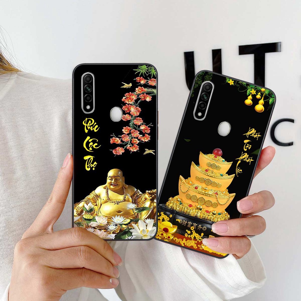 Ốp lưng Oppo A31 tài lộc, phong thủy, thư pháp tâm an vạn sự an