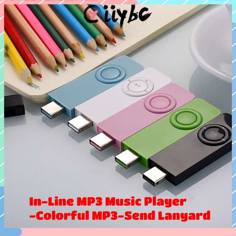 Máy Nghe Nhạc MP3 MP3 MP3 Hỗ Trợ Thẻ Nhớ TF Có Dây Đeo