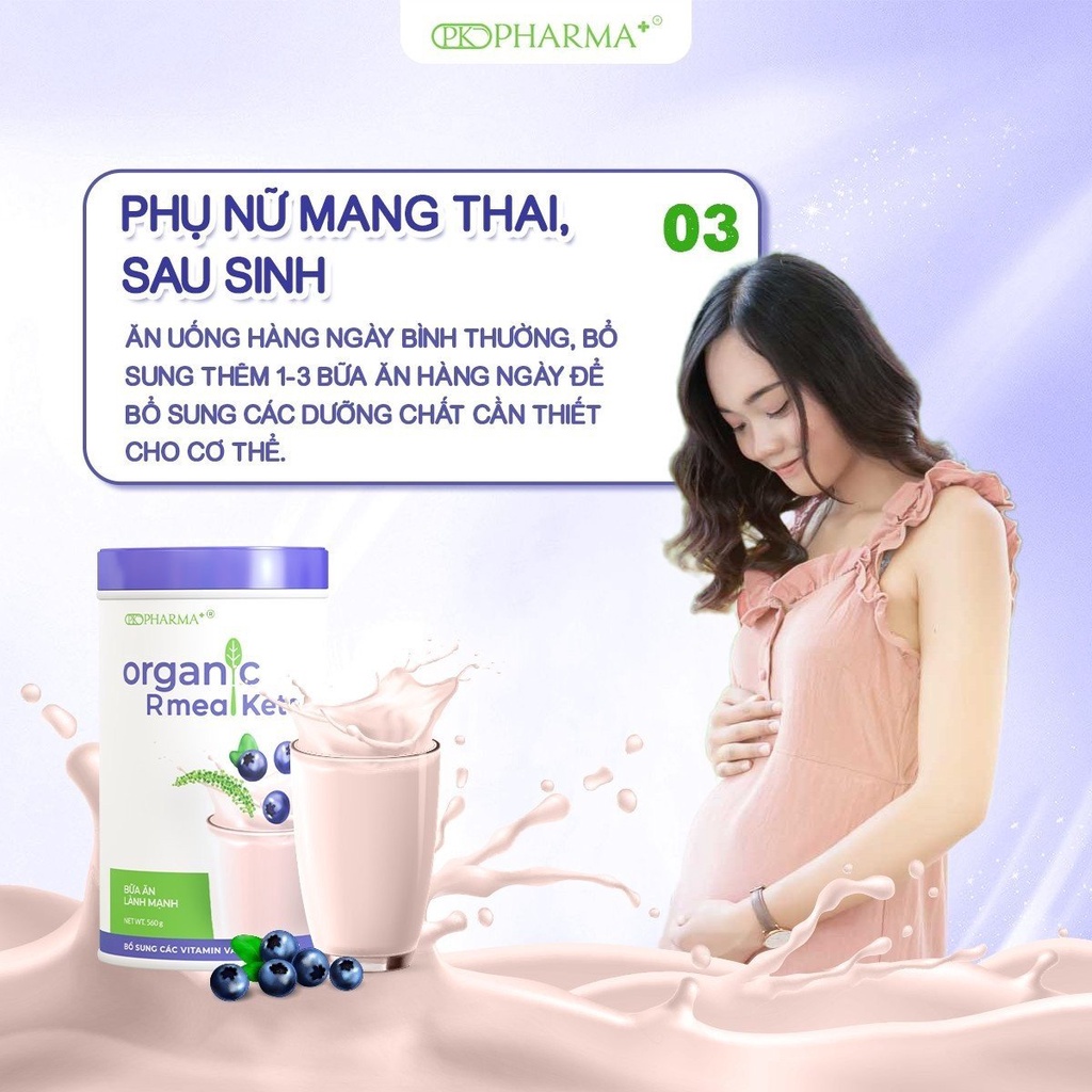 Bữa ăn lành mạnh organic rmeal Keto DR.LACIR 560G cân bằng dinh dưỡng tối ưu, giúp kiểm soát cân nặng