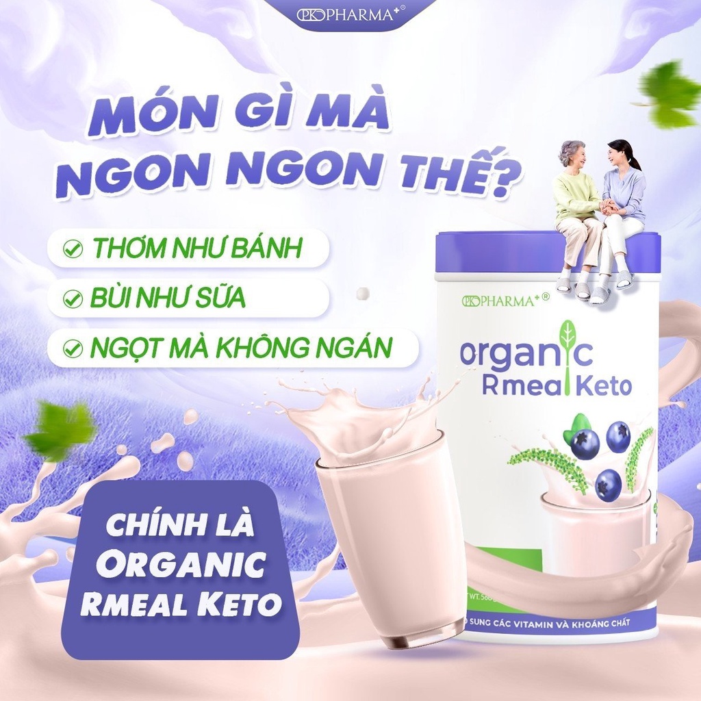 Bữa ăn lành mạnh organic rmeal Keto DR.LACIR 560G cân bằng dinh dưỡng tối ưu, giúp kiểm soát cân nặng