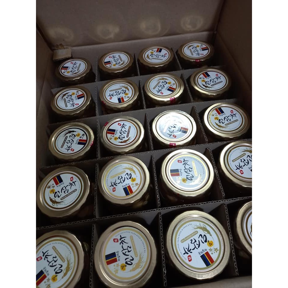 Nhân Sâm Lát Ngâm Mật Ong Miwami Hàn Quốc 580g