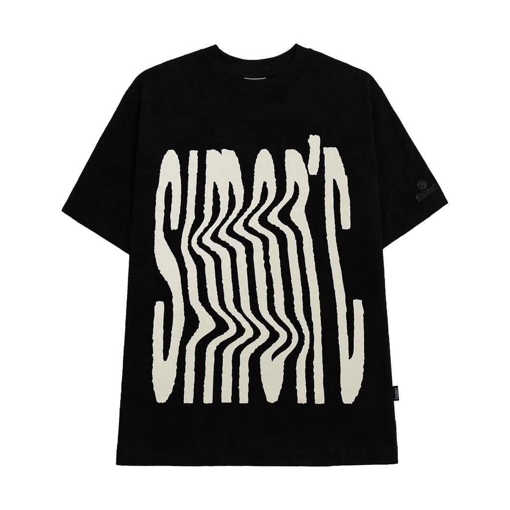 Áo Thun Simon'c Biglogo tee - Đen Cotton Nam Nữ Unisex Tay Lỡ Oversize Local Brand