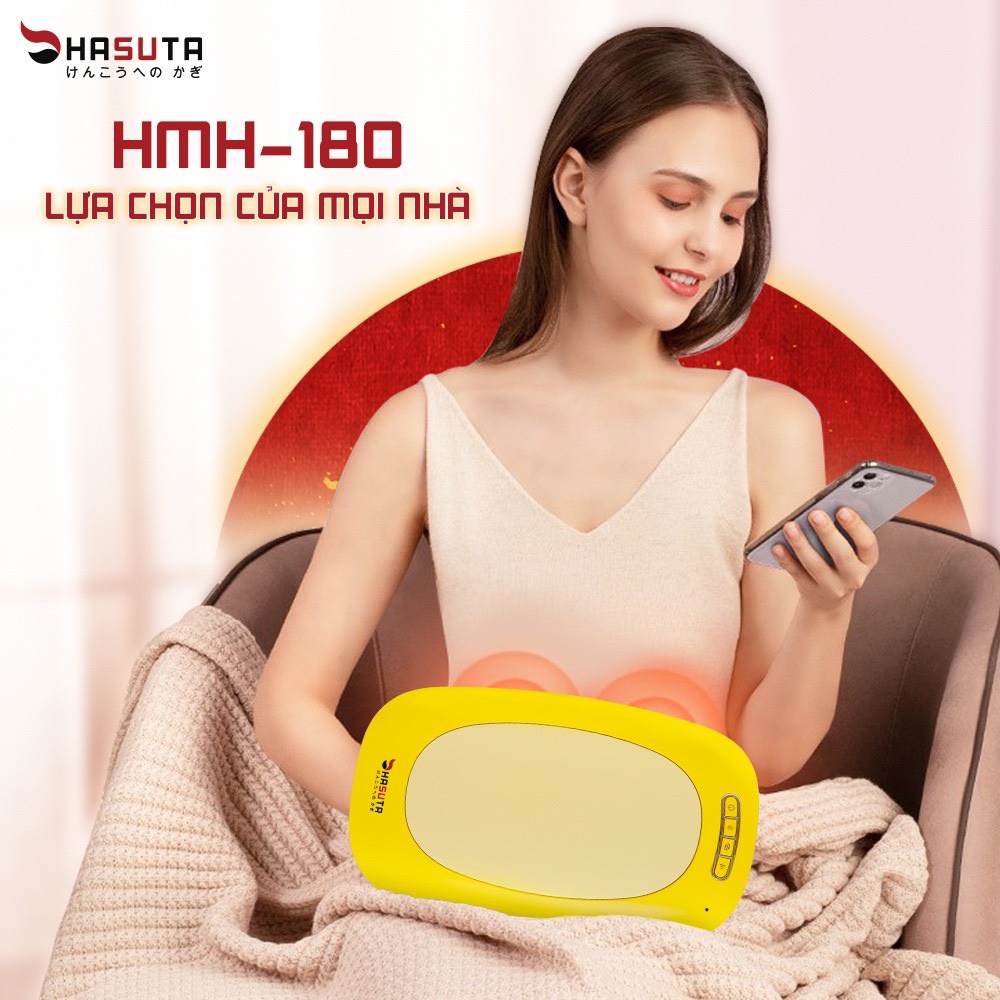 Máy massage tay HASUTA HMH-180 máy bấm huyệt mát xa bàn tay hoạt động bằng túi khí giảm mỏi cứng đờ, tê và chuột rút tay