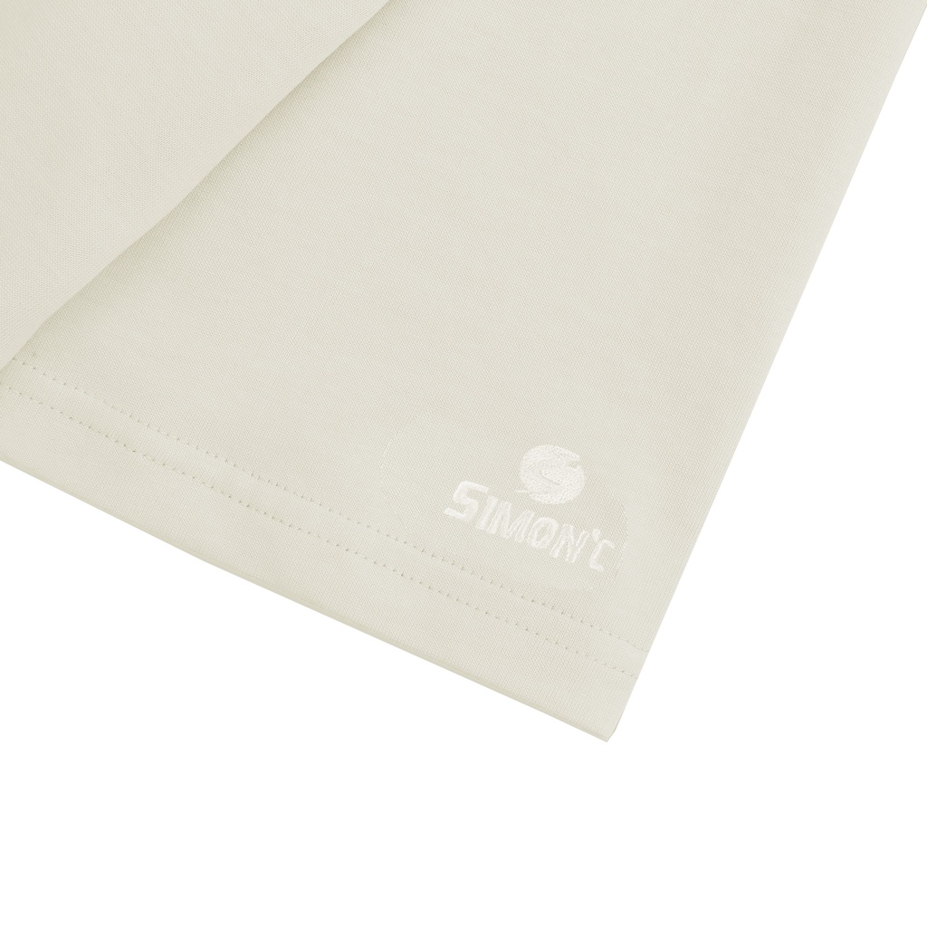 Áo Thun Simon'c Biglogo tee - Kem Cotton Nam Nữ Unisex Tay Lỡ Oversize Local Brand