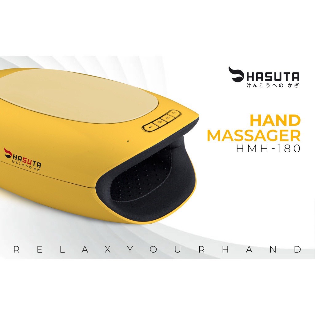 Máy massage tay HASUTA HMH-180 máy bấm huyệt mát xa bàn tay hoạt động bằng túi khí giảm mỏi cứng đờ, tê và chuột rút tay