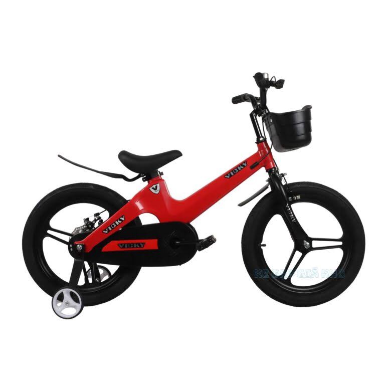 [ SALE LỚN ] xe đạp Vicky 18inch khung nhôm cho bé 5-8 tuổi ( lắp ráp hoàn thiện khi giao )
