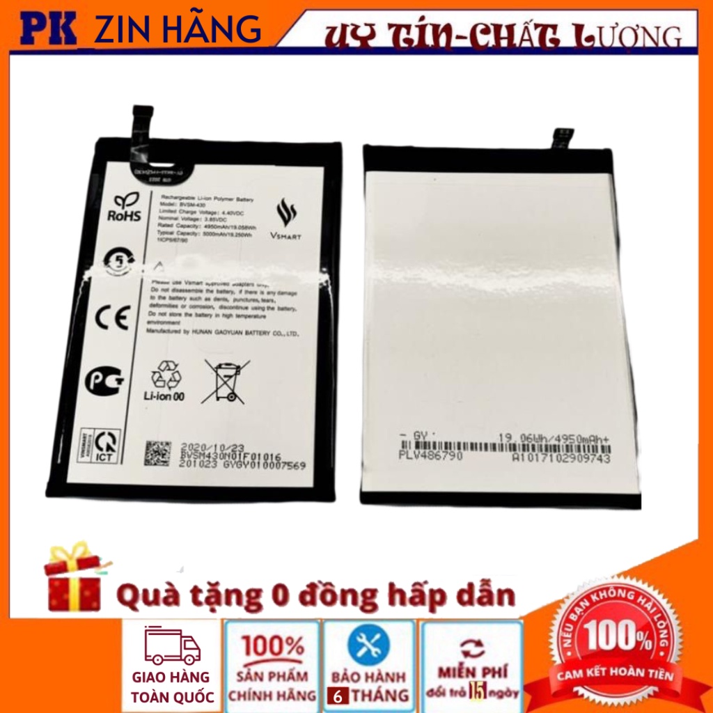 Pin Vsmart Live4 Và Joy3 Chính Hãng