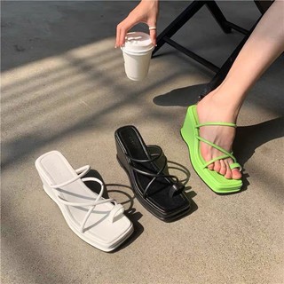  Dép nữ đế xuồng 6 phân quai tròn xỏ ngón dễ đi siêu xinh