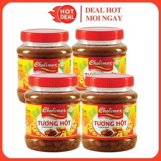 Lốc 4 Lọ Tương Hột Cholimex Làm Từ Đậu Nành 450G/Lọ - Phù Hợp Lối Sống Thuần Chay