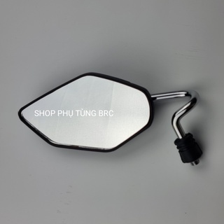 Gương chiếu hậu H12 tay kiếng cong thích hợp cho nhiều loại xe máy