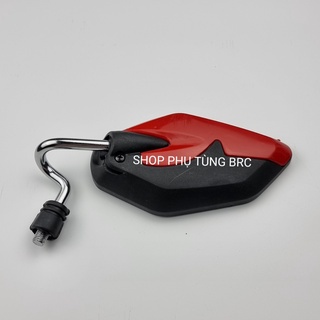 Gương chiếu hậu H12 tay kiếng cong thích hợp cho nhiều loại xe máy