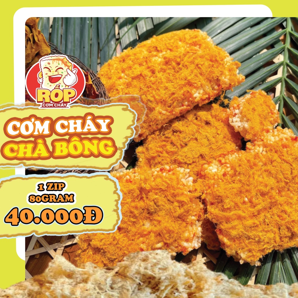 Cơm Cháy Rốp chà bông loại 80 gram
