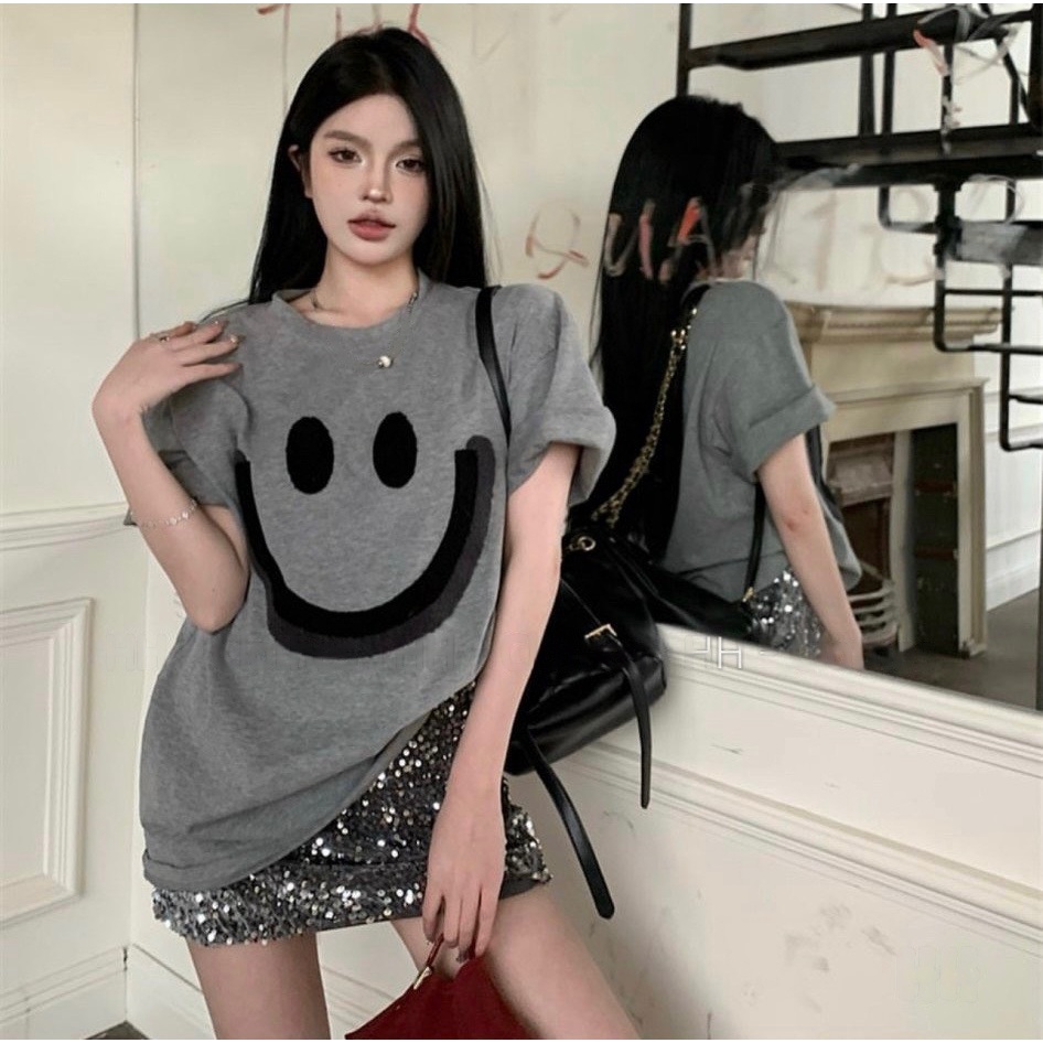SET CHÂN VÁY KIM SA MIX ÁO MẶT CƯỜI