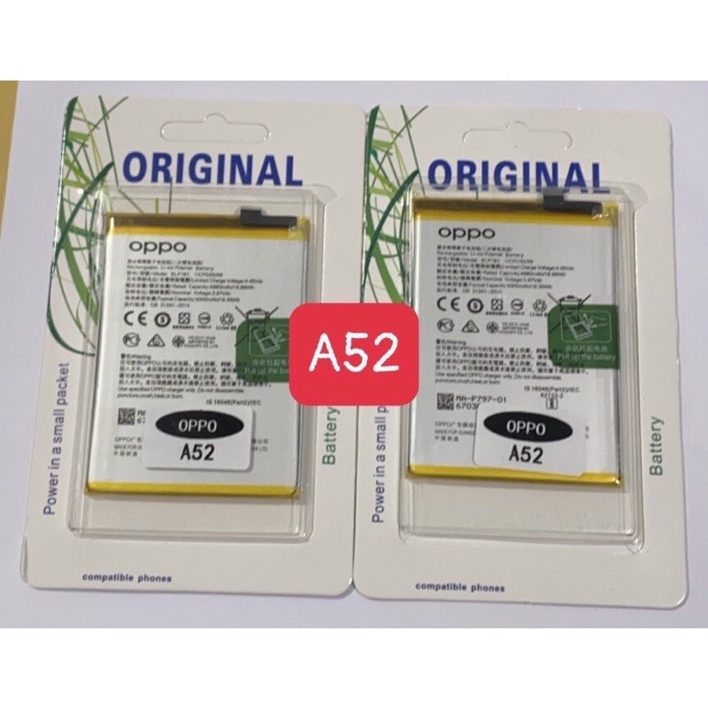 Pin thay thế điện thoại oppo a52 2020 BLP781 zin mới