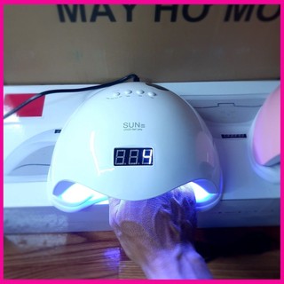 Máy hơ gel sun 5 48w đèn hơ uv/led máy hơ gel mini hơ móng phụ kiện nail