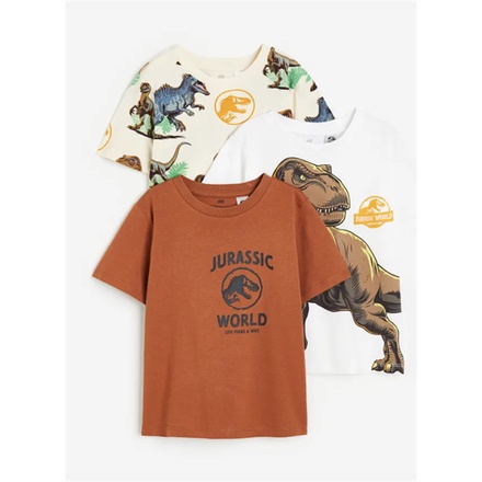 Set 3 áo thun cộc tay jurassic