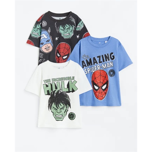 Set 3 áo thun cộc tay người nhện hug