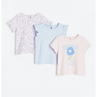 Set 3 áo hoa hồng xanh spring HM