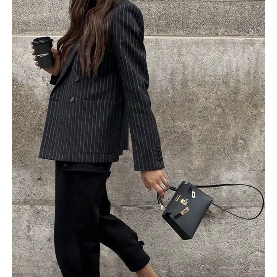 Túi xách nữ đẹp da thật H.M kelly epsom mini super vip fullbox nam châm