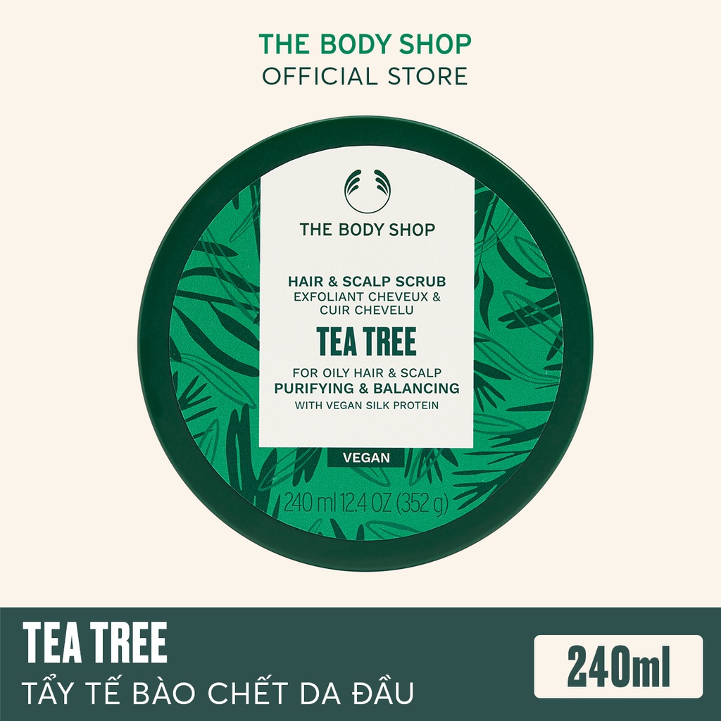 Tẩy Tế Bào Chết Da Đầu The Body Shop Hair & Scalp Scrub Tea Tree 240ML
