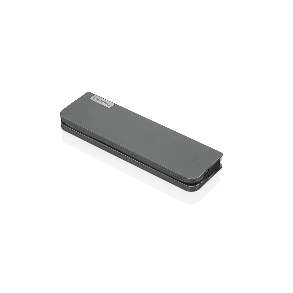 Lenovo USB-C Mini Dock, 7-in-1 Portable Dock with HDMI, VGA, USB-C, USB 3.1, USB 2, 3.5mm Audio, Ethernet, 45W Charging,