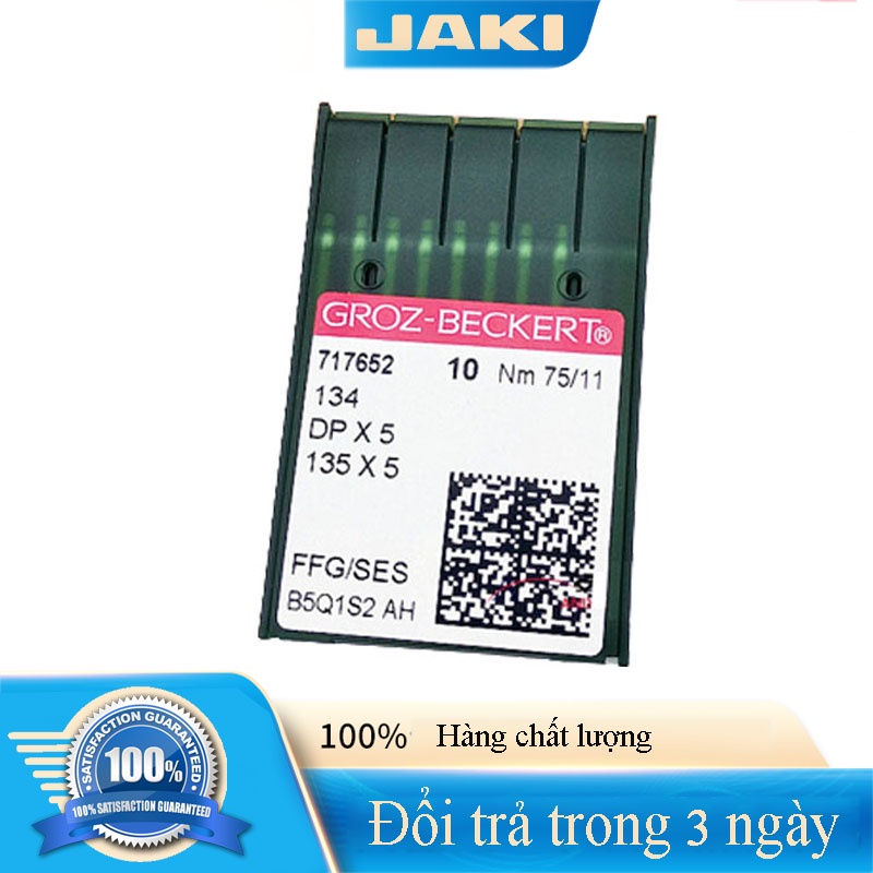 Kim máy may công nghiệp DPx5 GB > kim máy may 1 kim đốc lớn DP5 [vĩ 10 cây]