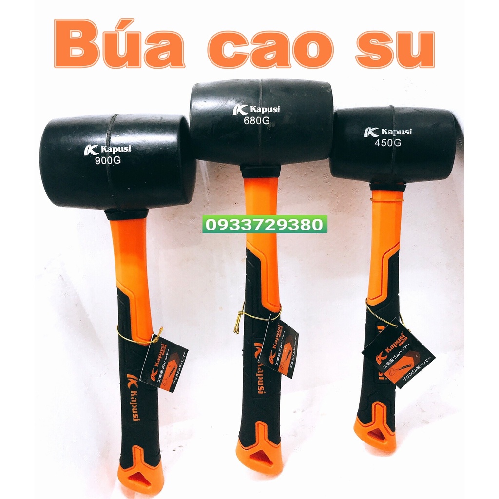 Búa Cao Su 2 Đầu Hãng Kapusi Japan - Búa Cao Su Các Cỡ Từ 450g - 680g - 900g