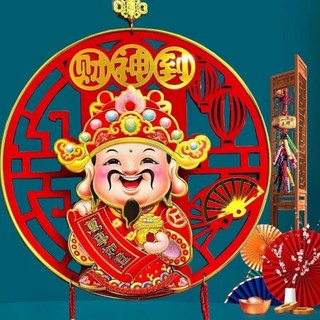 Thần tài lắc đầu treo trong nhà - thần tài lắc lư mang tài lộc đến nhà