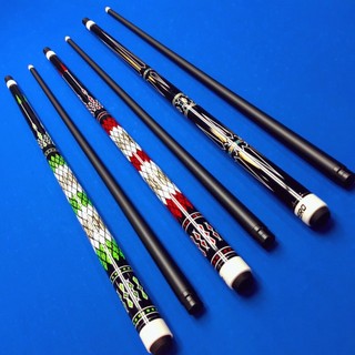 Cơ bida 3c, bi a lỗ ZERO, full đen, ngọn sơn đen mù