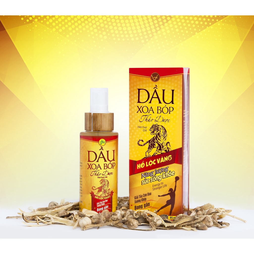 Dầu xoa bóp thảo dược (85 ml - Combo 05 chai)