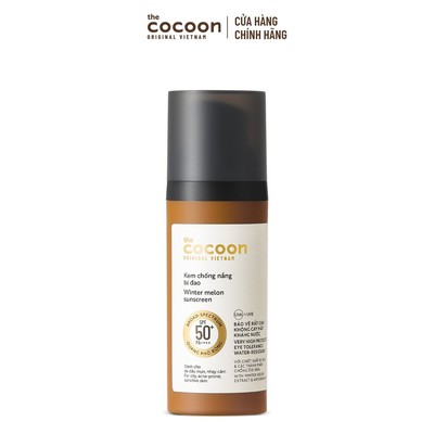 HÀNG TẶNG KHÔNG BÁN - Kem chống nắng bí đao quang phổ rộng SPF 50 +, PA ++++ Cocoon 50ml