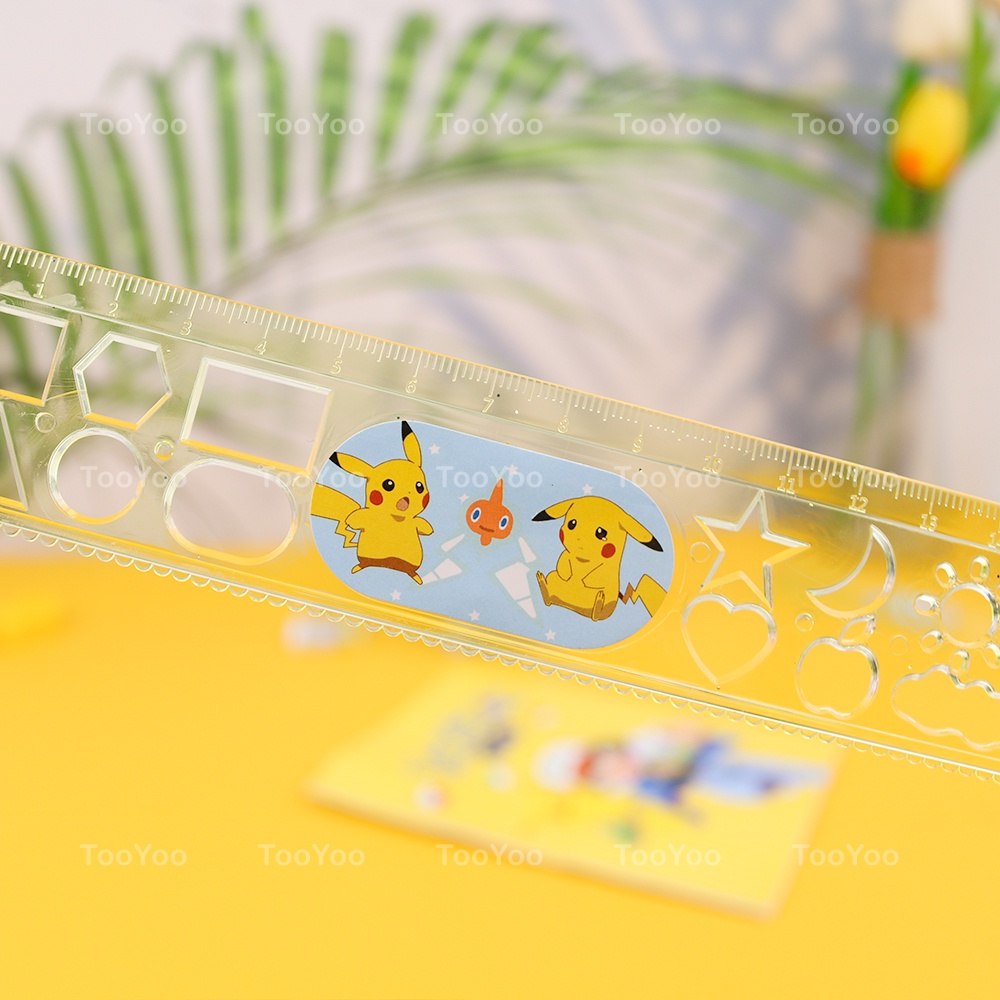 Set túi dụng cụ học tập PIKACHU POKEMON 6 món dễ thương cute TooYoo BK00033