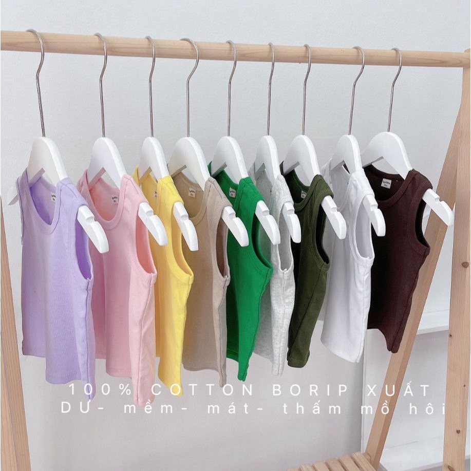 ÁO BA LỖ COTTON CHO BÉ SIÊU MÁT