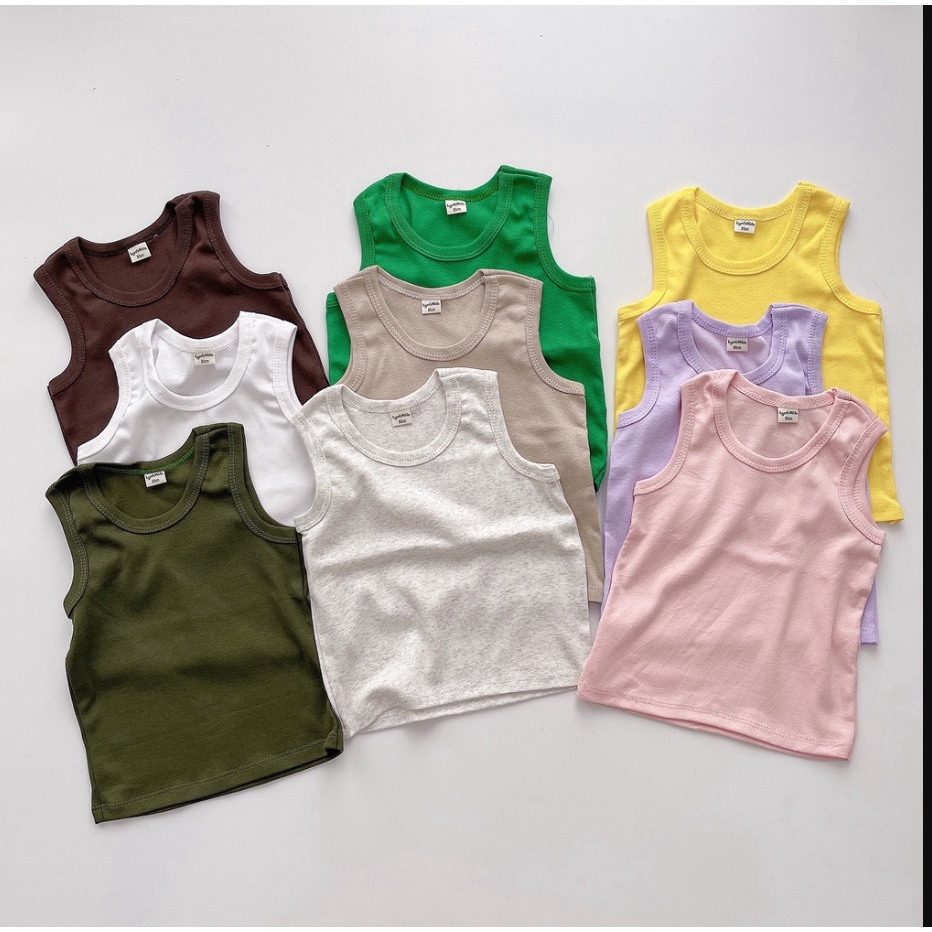 ÁO BA LỖ COTTON CHO BÉ SIÊU MÁT