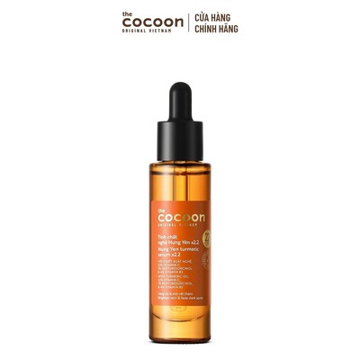 Tinh chất nghệ Hưng Yên C22 (serum) với 22% vitamin C sáng da chuyên sâu & mờ vết thâm Cocoon 30ml