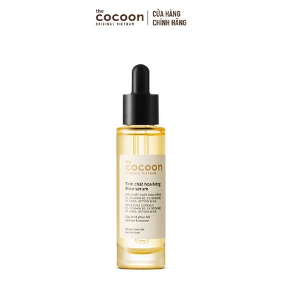 Tinh Chất Hoa Hồng (serum) với 5% vitamin B5 cấp ẩm chuyên sâu & làm mềm mịn da Cocoon 30ml