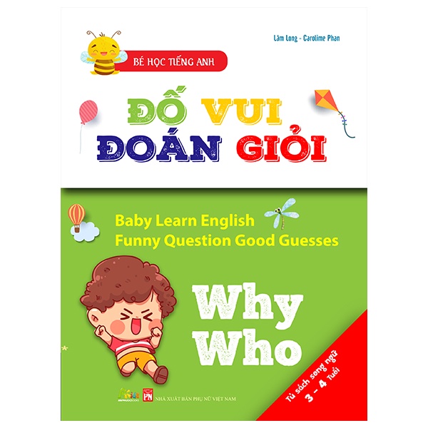 Sách - Bộ sách bé học Tiếng Anh: Đố vui đoán giỏi 6 chủ đề dành cho trẻ từ 0-6 tuổi