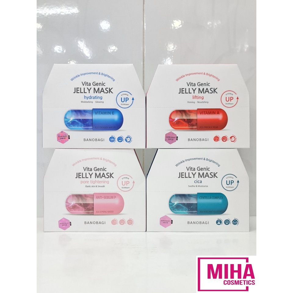 Hộp 10 Miếng Mặt Nạ Banobagi Vita Genic Jelly Mask 30g Hàn Quốc