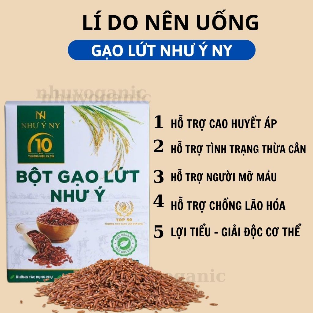 Bôt Gạo Lứt Giảm Cân Như Ý Ny Và Trà Lá Nam Như Ý Ny Hỗ Trợ Giảm Cân, Giữ Dáng, Dễ Uống 800gr