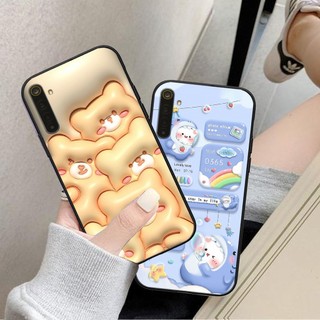 Ốp lưng Realme 6 / 6 Pro in phẳng hình gấu hot trend cute