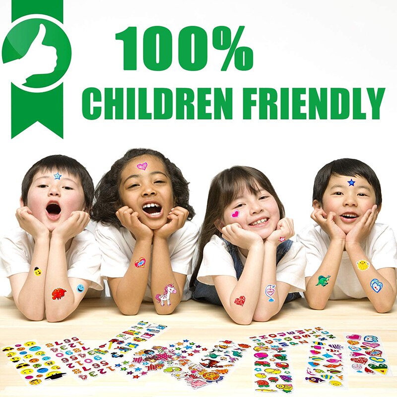 Hình dán sticker 3d nổi cute chống thấm nước dễ thương cho bé trai bé gái nhiều chủ đề