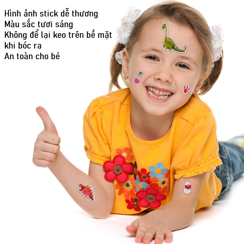 Hình dán sticker 3d nổi cute chống thấm nước dễ thương cho bé trai bé gái nhiều chủ đề