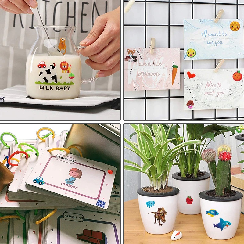 Hình dán sticker 3d nổi cute chống thấm nước dễ thương cho bé trai bé gái nhiều chủ đề